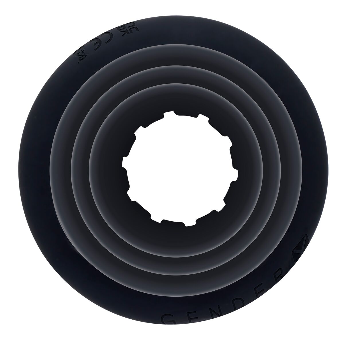 Anālais Vibrators Evolved Gender X Melns